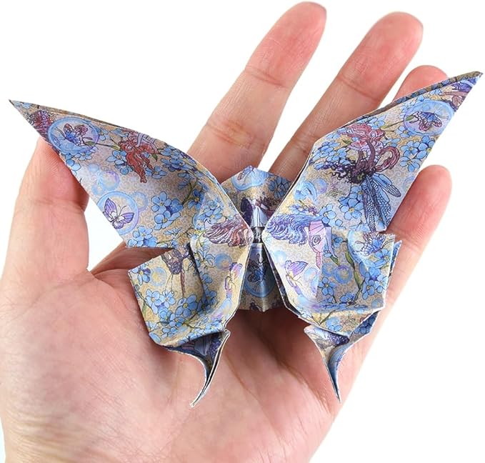 Origami Paper Kit 100 Sheets 70GSM 6 Inch Square Double Sided Color 100 Vivid - Image 5