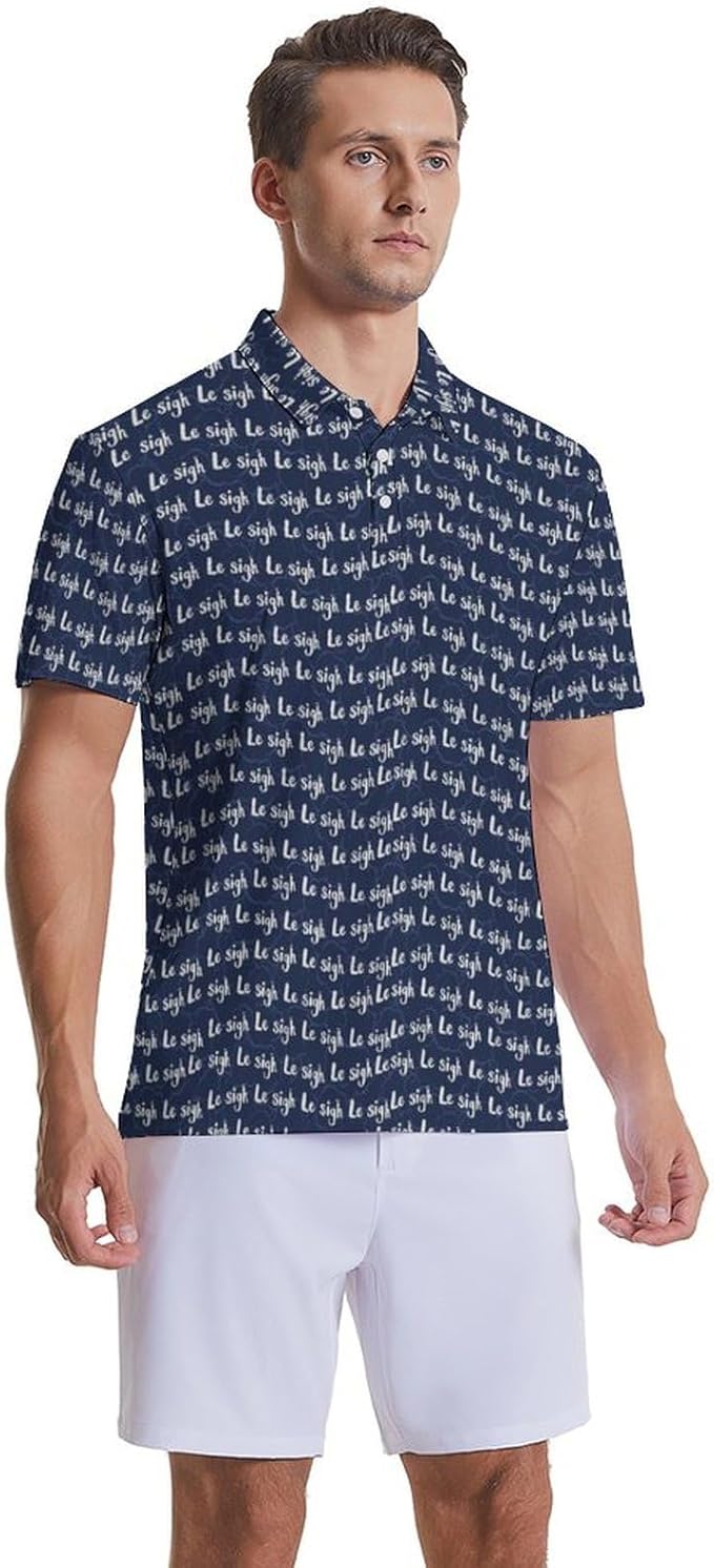 Mens Golf Shirts Golf Polo Shirts for Men Short Sleeve Polo Shirts Golf Gifts