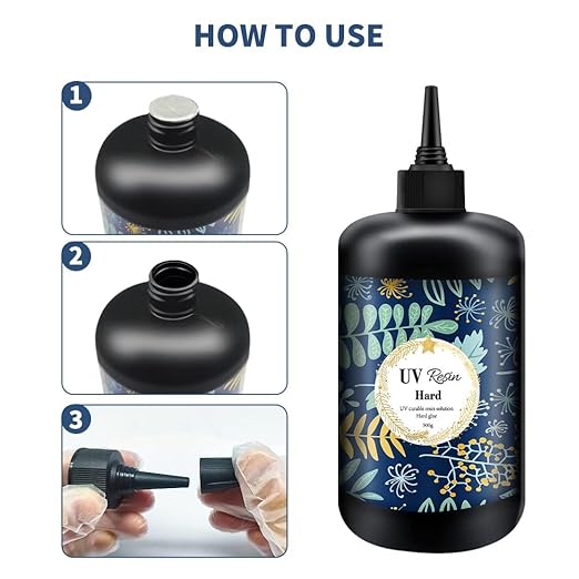 Crystal Clear Hard UV Resin Upgraded Formula Ultraviolet Fast Curing - Image 6