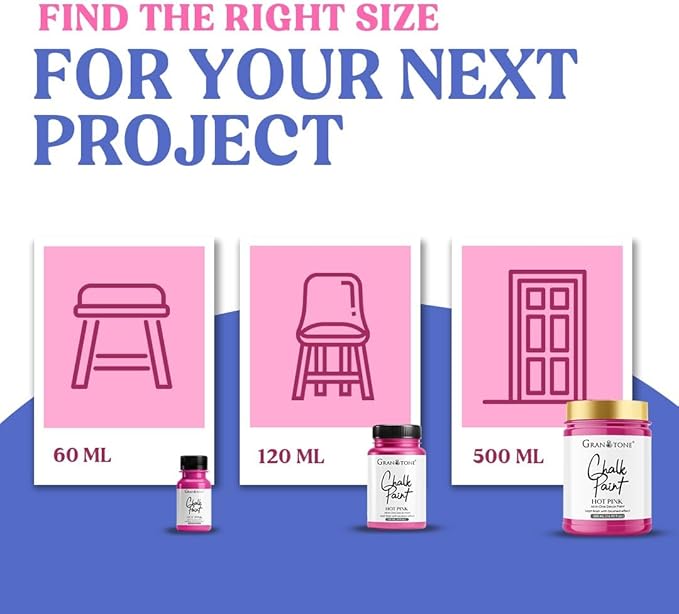 GRANOTONE Chalk Paint for Furniture | Matt-Finish Water-Based Acrylic Paint for - Image 7