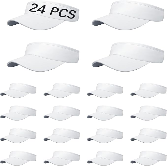 Adjustable Sport Sun Visor Hats Bulk Solid Color Blank Golf Cap Anti Ultraviolet for Beach Tennis Baseball