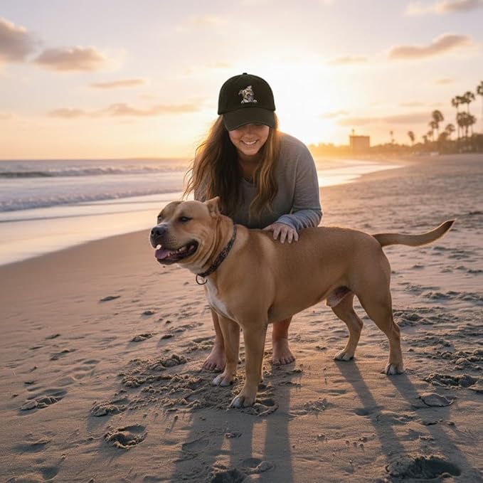 Pet Dog Lover Gifts,Embroidered Dog Baseball Hats for Men Women Dad Mom
