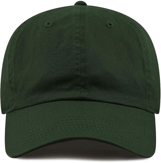 Cotton Baseball Cap Dad Hat – Washed Low Profile Adjustable Hat for Men Women Casual Outdoor Running Golf