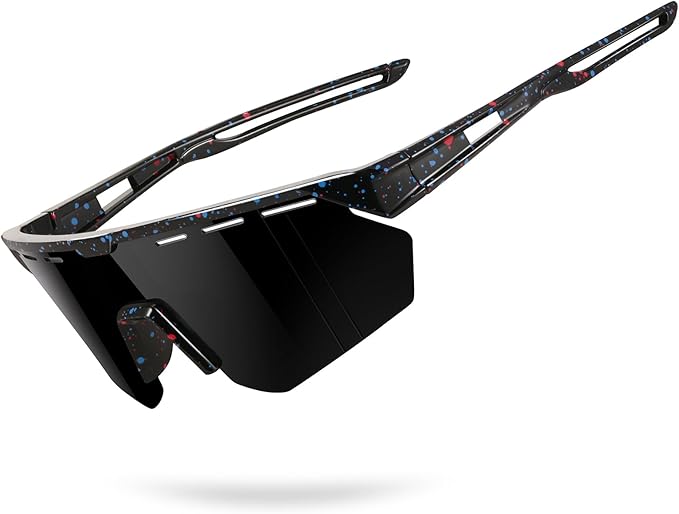 Youth Sports Sunglasses for Boys Girls Age 3-10, Lightweight Frame Kids Baseball Softball Cycling Sunglasses