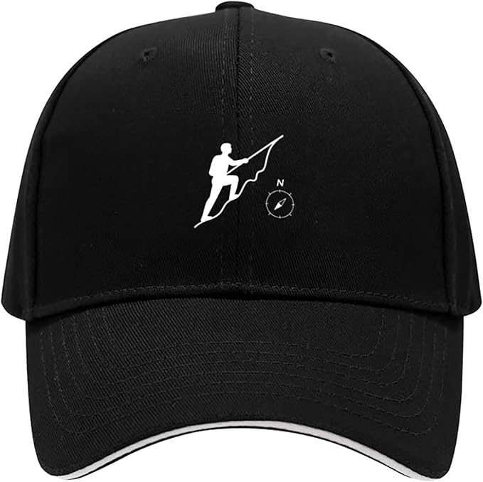 Embroidered Baseball Cap for Men Women, Breathable Cotton Adjustable Hat, Various Patterns for Casual Daily Outfits