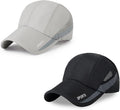 Running Hat Mesh Baseball Cap Unstructured Sports Cap Outdoors Sun Hat for Men Women