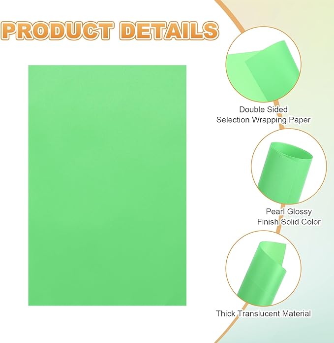 MECCANIXITY 100 Sheet Colored Vellum Paper 4" x 6", 100gsm Translucent - Image 3