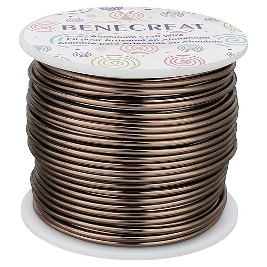 BENECREAT 9 12 17 18 20 22 Gauge Aluminum Wire Anodized Jewelry Craft Making by BENECREAT