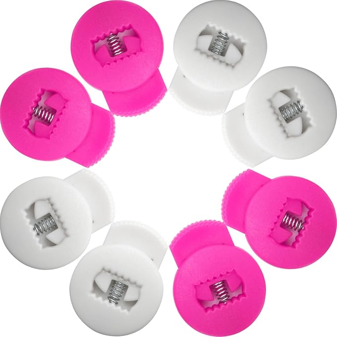 AliBall Glove Locks Baseball, Glove Lace Locks 8 Pack, Never Need Thying Knots Again, Fits All Baseball and Softball Gloves