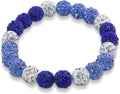 Baseball Bracelet for Women Men Baseball Mom Accessories Essentials Stuff Sparking Bead Bracelet Jewelry Baseballs Sport Fan Bracelet for Sports Game Team