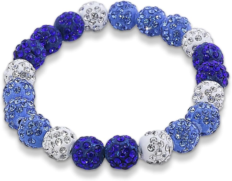 Baseball Bracelet for Women Men Baseball Mom Accessories Essentials Stuff Sparking Bead Bracelet Jewelry Baseballs Sport Fan Bracelet for Sports Game Team