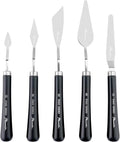 PHOENIX High Flexible Palette Knife Set, 5 Pieces Stainless Steel Painting by PHOENIX