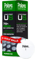 Polara Self-Correcting Golf Balls – High-Performance Golf Balls with Soft Feel, Anti-Slice & Hook Correction, Exceeds USGA Limits, Dimple Design for Maximum Distance, Golf Accessories for Men & Women