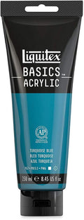 Liquitex BASICS Acrylic Paint, 250ml Tube, Turquoise Blue by Liquitex