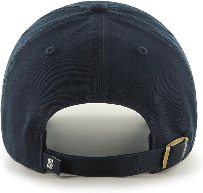 47 Brand MLB Team Color Home Primary Logo Clean Up Adjustable Baseball Cap Hat, Adult One Size Fits All