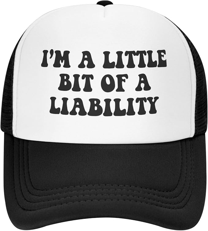 Funny Trucker Hat Funny Gag Gifts Snapback Hat for Adult Humor Fishing Cap Adjustable Mesh Sport Baseball Caps for Women Men