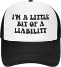 Funny Trucker Hat Funny Gag Gifts Snapback Hat for Adult Humor Fishing Cap Adjustable Mesh Sport Baseball Caps for Women Men