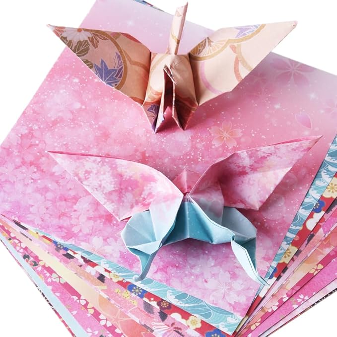 Origami Paper Kit Dobule Sided 100 Sheets 100 Colors 6 Inch Japanese Chiyo - Image 5