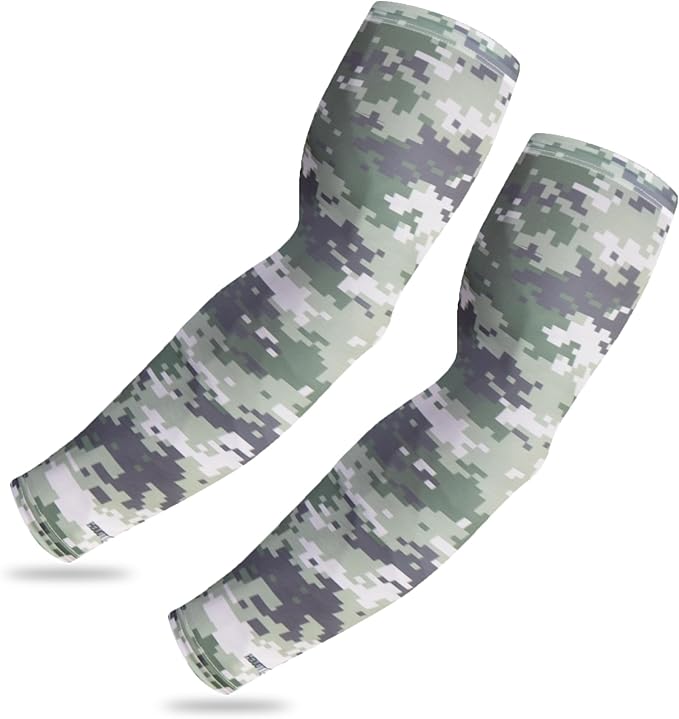 Tough Outdoors Baseball Arm Sleeve Youth & Adults - Compression Arm Sleeves for Kids Boys & Girls Men & Women - Football