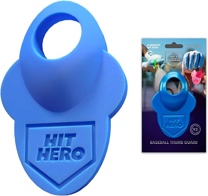 Baseball Thumb Guard, Batters Batting Grip, Finger Guard, Accessory, Batting Protection, Reduce Bat Sting, Hitter, Tool, Bat, Hitting Accessory