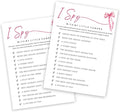 Wedding Shower Games Cards, I Spy by Wybgno
