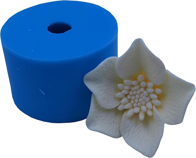 Resin Flower Silicone Mold Wedding Decoration Flower Molds Candle Wax Cake by Unknown