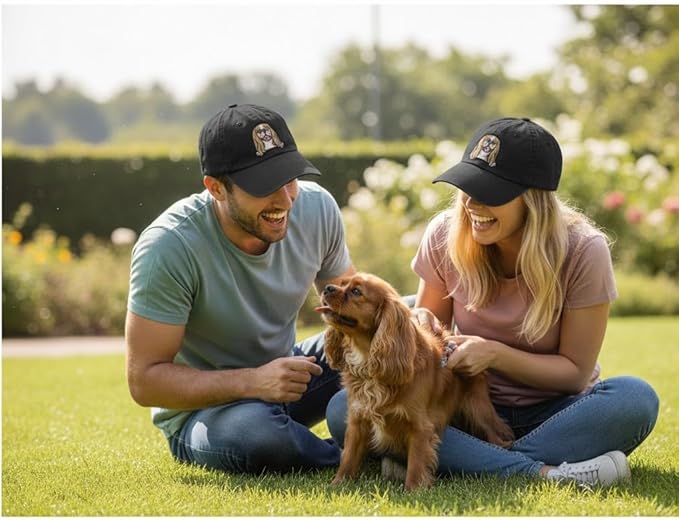 Pet Dog Lover Gifts,Embroidered Dog Baseball Hats for Men Women Dad Mom