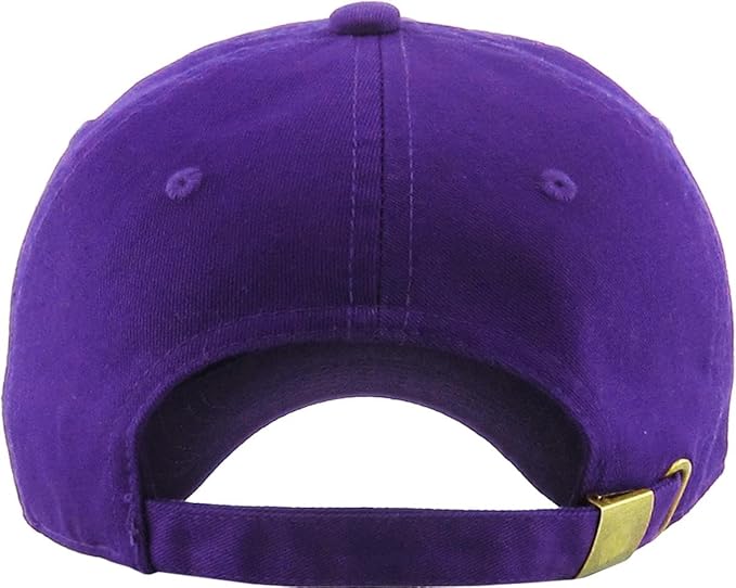 KBETHOS Classic Unisex Cotton Adjustable Low Crown Baseball Cap – Plain Dad Hat
