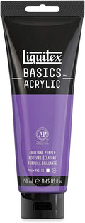Liquitex BASICS Acrylic Paint, 250ml Tube, Brilliant Purple by Liquitex