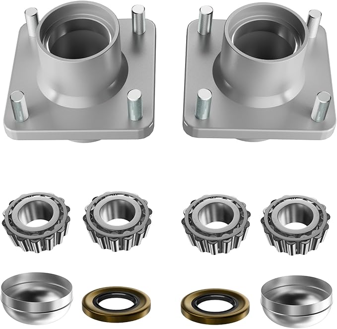 DRIVE UP Club Car DS Front Hub Assembly, Golf Cart Front Wheel Hub with Bearings Seals Kit for Club Car DS 1981-2003 Gas and Electric Golf Carts, OEM 1011892