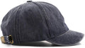 Short Brim Vintage Baseball Cap Adjustable Unstructured Washed Distressed Cotton Blank Dad Hat for Men & Women
