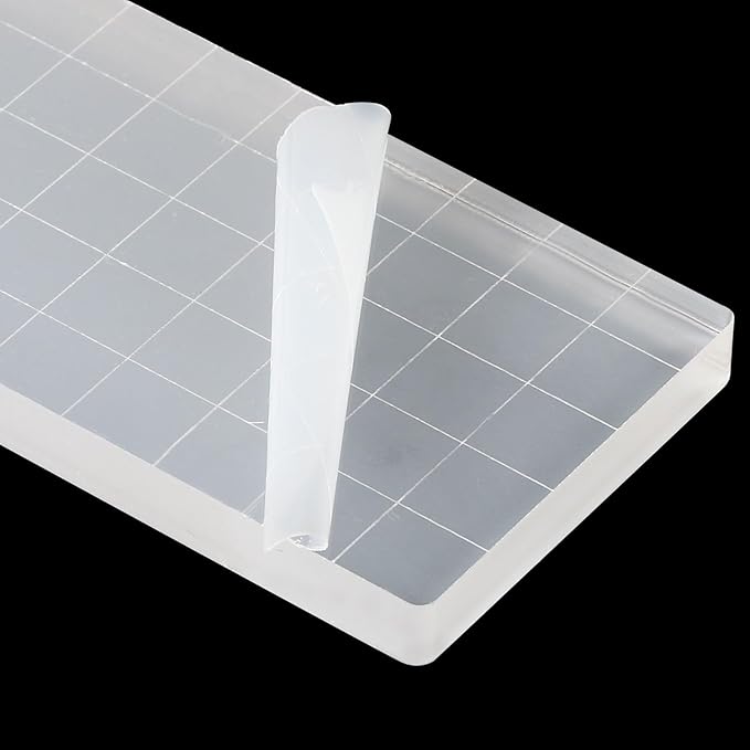 PATIKIL 5" x 2" Acrylic Stamp Block - Image 5