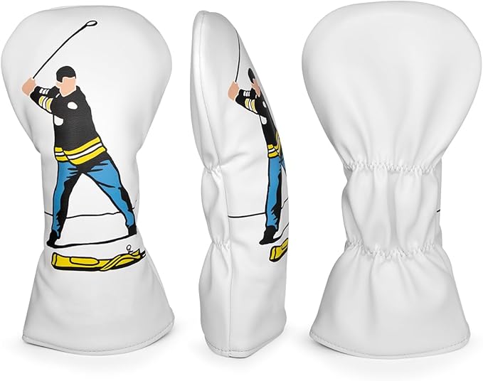 Barudan Golf Funny Golf Head Covers Premium Funny Driver Headcover, 3 Wood Headcover (Fairway Wood Head Cover), Hybrid Headcover fits for All Brand