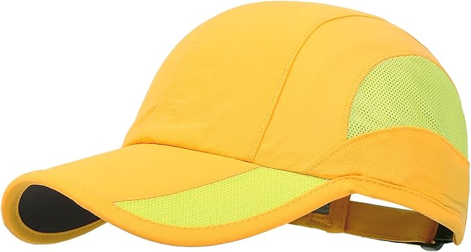 HH HOFNEN Quick Dry Baseball Cap Unstructured Running Cap Water-Resistant UPF 50+ Mesh Golf Sun Hats for Men Women