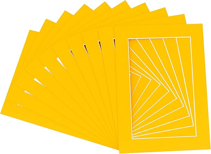 Pack of Ten Acid Free 11x14 Mats Bevel Cut - Image 2