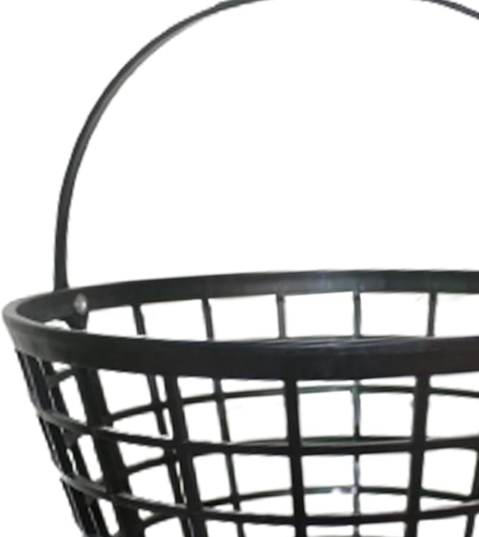 SM SunniMix Unbreakable Golf Ball Basket, Golfball Container with Handle Ball Holder Contains 25/50/100 Balls Range Accessories