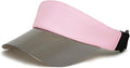 Funky Junque Women's UV 50 Adjustable Sun Visor - Golf Tennis Pickleball - Sports Themes Solid Colors Easter Pastels