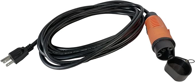 JOEEGO Y-30 Charging Power Cord Assembly Compatible with Coleman DR48V & Kandi Kruiser 4P AGM Battery Golf Carts, ETL Listed (16.4ft)