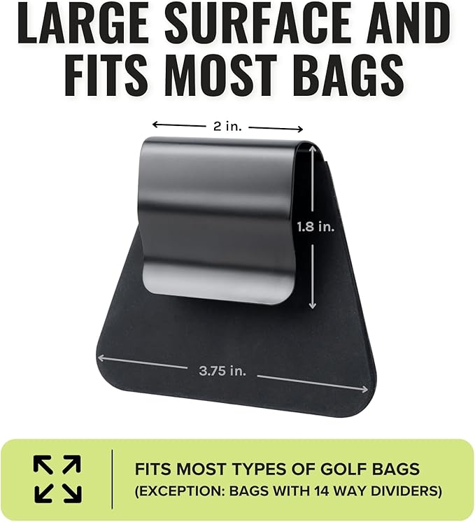 Stripebird - Steel Hub for Golf Magnet Accessories - Metal Attachment for Golf Bag Magnet Products - Easily Access Magnetic Golf Accessories from Your Golf Bag