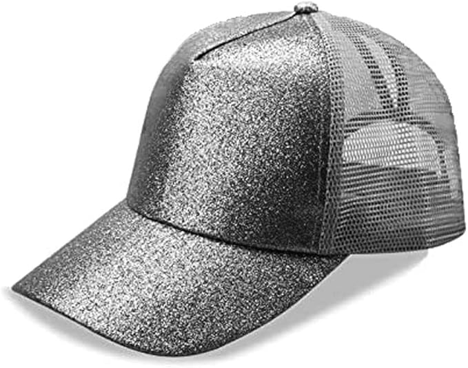 Criss Cross Hat Washed Distressed Baseball Cap Ponytail Hat High Messy Bun Ponycap for Women