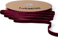 LaRibbons Thin Velvet Ribbon 3/8 Inch x 25 Yards, Burgundy Velvet Ribbon by LaRibbons