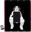 Batting Cage Backstop with Strike Zone Heavy Duty PVC Coated Oxford Fabric Vinyl Baseball Backstops with Catcher Softball Pitcher Training Equipment Aid
