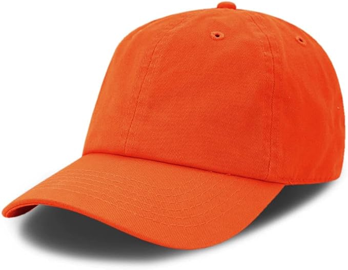 Cotton Baseball Cap Dad Hat – Washed Low Profile Adjustable Hat for Men Women Casual Outdoor Running Golf