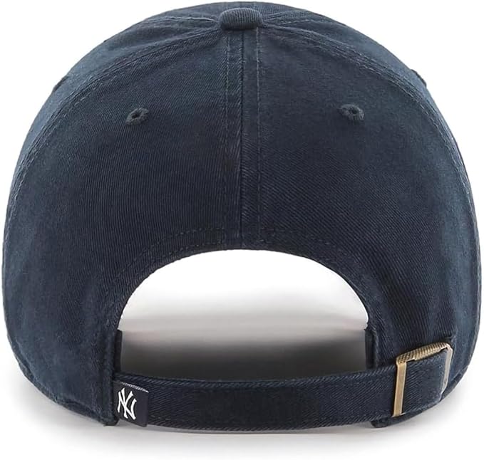 47 Brand MLB Team Color Home Primary Logo Clean Up Adjustable Baseball Cap Hat, Adult One Size Fits All