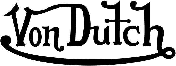 Von Dutch Unisex Trucker Hat - Velvet Curved Bill Mesh Back Retro Classic Adjustable Snapback Baseball Cap for Men and Women