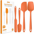 Heat Resistant Silicone Spatula Set: U-Taste 600ºF High Temp Seamless Food by U-Taste