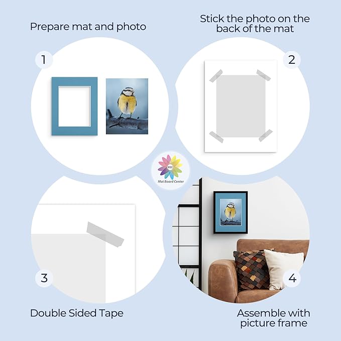 Mat Board Center, 11x14 for 8x10 Mixed Color Mats - Image 5