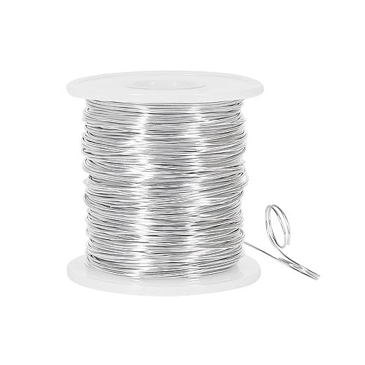 Tenn Well 20 Gauge Jewelry Wire, 328 Feet 0.8mm Bendable Aluminum Craft Wire by TennWell