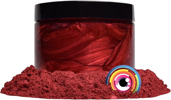 Eye Candy Pigments Premium True Red Mica Powder - Image 6