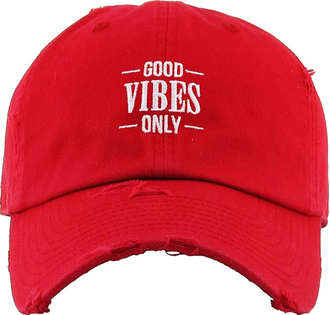 Rose Flowers Love Good Vibes Men Women Dad Hat Baseball Cap Adjustable Unisex